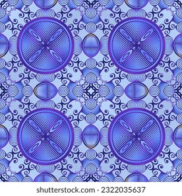 Seamless abstract pattern, hand drawn texture for Wedding, Bridal, Valentine's day or Birthday Invitations. Floral geometric background. Fabric or paper print.