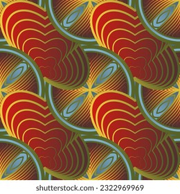 Seamless abstract pattern, hand drawn texture for Wedding, Bridal, Valentine's day or Birthday Invitations. Floral geometric background. Fabric or paper print.