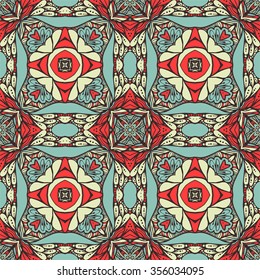 Seamless abstract pattern, hand drawn texture for Wedding, Bridal, Valentine's day or Birthday Invitations. Floral background. Fabric or paper print, floral geometric background.
