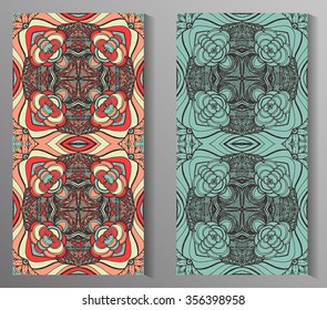 Seamless abstract pattern, hand drawn texture for Wedding, Bridal, Valentine's day or Birthday Invitations. Floral background. Fabric or paper print, floral geometric background