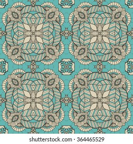 Seamless abstract pattern, hand drawn texture for Wedding, Bridal, Valentine's day or Birthday Invitations. Floral background. Fabric or paper print, floral geometric background.