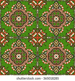 Seamless abstract pattern, hand drawn texture for Wedding, Bridal, Valentine's day or Birthday Invitations. Floral background. Fabric or paper print, floral geometric background.
