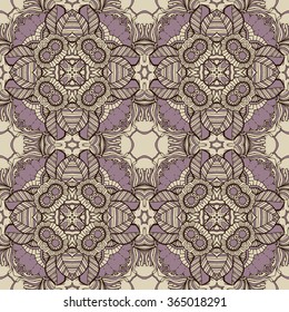 Seamless abstract pattern, hand drawn texture for Wedding, Bridal, Valentine's day or Birthday Invitations. Floral background. Fabric or paper print, floral geometric background.