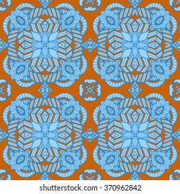 Seamless abstract pattern, hand drawn texture for Wedding, Bridal, Valentine's day or Birthday Invitations. Floral background. Fabric or paper print, floral geometric background.
