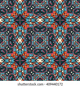 Seamless abstract pattern, hand drawn texture for Wedding, Bridal, Valentine's day or Birthday Invitations. Floral background. Fabric or paper print, floral geometric background