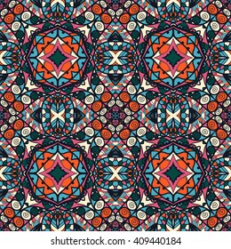 Seamless abstract pattern, hand drawn texture for Wedding, Bridal, Valentine's day or Birthday Invitations. Floral background. Fabric or paper print, floral geometric background