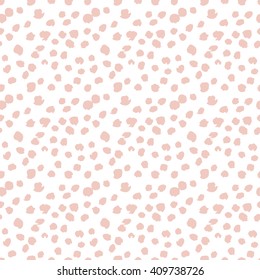 Seamless abstract pattern with hand drawn dots