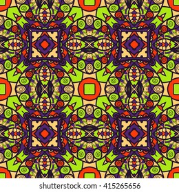 Seamless abstract pattern, hand drawn texture for Wedding, Bridal, Valentine's day or Birthday Invitations. Floral background. Fabric or paper print, floral geometric background