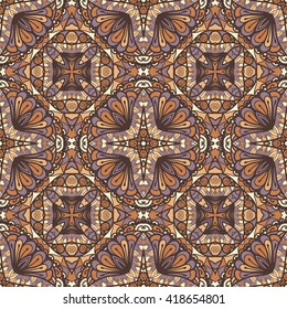 Seamless abstract pattern, hand drawn texture for Wedding, Bridal, Valentine's day or Birthday Invitations. Floral background. Fabric or paper print, floral geometric background
