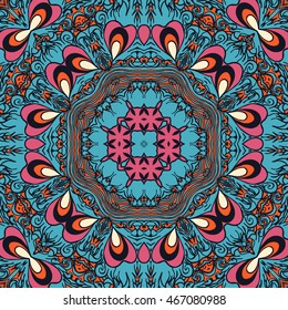 Seamless abstract pattern, hand drawn texture for Wedding, Bridal, Valentine's day or Birthday Invitations, Flyers. Floral background. Fabric or paper print, floral geometric background.