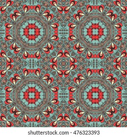 Seamless abstract pattern, hand drawn texture for Wedding, Bridal, Valentine's day or Birthday Invitations, Flyers. Floral background. Fabric or paper print, floral geometric background.