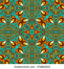 Seamless abstract pattern, hand drawn texture for Wedding, Bridal, Valentine's day or Birthday Invitations, Flyers. Floral background. Fabric or paper print, floral geometric background.