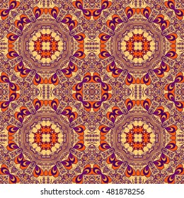 Seamless abstract pattern, hand drawn texture for Wedding, Bridal, Valentine's day or Birthday Invitations, Flyers. Floral background. Fabric or paper print, floral geometric background