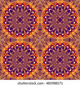 Seamless abstract pattern, hand drawn texture for Wedding, Bridal, Valentine's day or Birthday Invitations, Flyers. Floral background. Fabric or paper print, floral geometric background.