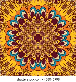 Seamless abstract pattern, hand drawn texture for Wedding, Bridal, Valentine's day or Birthday Invitations, Flyers. Floral background. Fabric or paper print, floral geometric background.