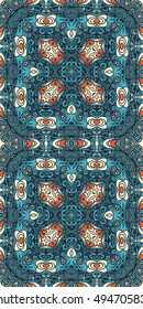 Seamless abstract pattern, hand drawn texture for Wedding, Bridal, Valentine's day or Birthday Invitations, Flyers. Floral background. Fabric or paper print, floral geometric background.