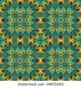 Seamless abstract pattern, hand drawn texture for Wedding, Bridal, Valentine's day or Birthday Invitations, Flyers. Floral background. Fabric or paper print, floral geometric background.