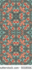 Seamless abstract pattern, hand drawn texture for Wedding, Bridal, Valentine's day or Birthday Invitations, Flyers. Floral background. Fabric or paper print, floral geometric background