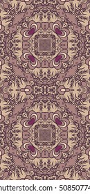 Seamless abstract pattern, hand drawn texture for Wedding, Bridal, Valentine's day or Birthday Invitations, Flyers. Floral background. Fabric or paper print, floral geometric background