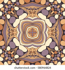 Seamless abstract pattern, hand drawn texture for Wedding, Bridal, Valentine's day or Birthday Invitations. Floral geometric background. Fabric or paper print.
