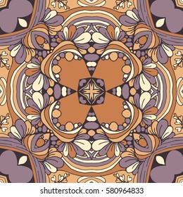 Seamless abstract pattern, hand drawn texture for Wedding, Bridal, Valentine's day or Birthday Invitations. Floral geometric background. Fabric or paper print.
