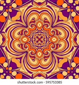 Seamless abstract pattern, hand drawn texture for Wedding, Bridal, Valentine's day or Birthday Invitations. Floral geometric background. Fabric or paper print. 