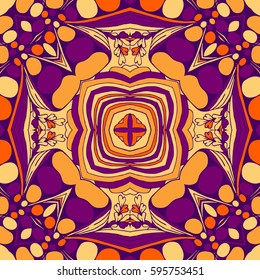 Seamless abstract pattern, hand drawn texture for Wedding, Bridal, Valentine's day or Birthday Invitations. Floral geometric background. Fabric or paper print. 