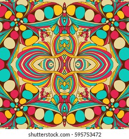 Seamless abstract pattern, hand drawn texture for Wedding, Bridal, Valentine's day or Birthday Invitations. Floral geometric background. Fabric or paper print. 