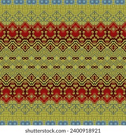 Seamless abstract pattern, hand-drawn illustration, raster version.