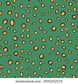 Seamless abstract pattern with hectic bright spots.