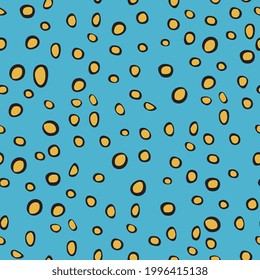 Seamless abstract pattern with hectic bright spots.
