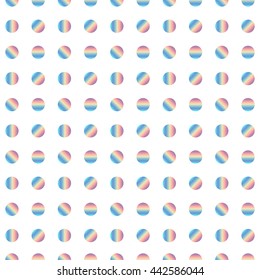 Seamless abstract pattern with holographic circles.