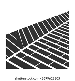 A seamless abstract pattern of horizontal black and white lines, perfect for modern backgrounds, wallpapers, textiles, or minimalist design projects with a clean monochrome aesthetic.