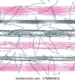 Seamless abstract pattern with horizontal stripes in pastel colors. Print card, cloth, shirts, wrap, wrapper, web, cover, label, banner, emblem.  Horizontal lines. Swatch