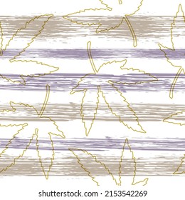 Seamless abstract pattern with horizontal stripes in pastel colors. Cool geometric striped structure on the white backdrop. Creative, luxury gradient style.