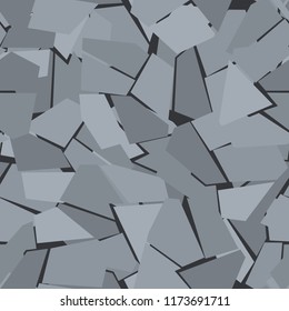 Seamless abstract pattern. Ice fragments.