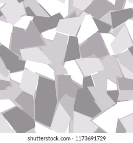 Seamless abstract pattern. Ice fragments.