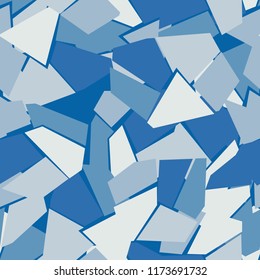 Seamless abstract pattern. Ice fragments.