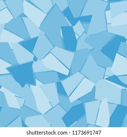 Seamless abstract pattern. Ice fragments.