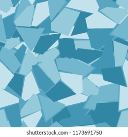Seamless abstract pattern. Ice fragments.