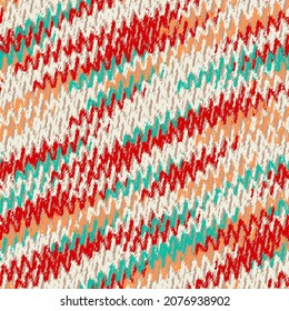 Patrón abstracto sin fisuras con la imagen de franjas de zigzag asimétricas.
