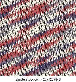 Seamless abstract pattern with the image of asymmetric zigzag stripes.