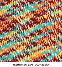 Seamless abstract pattern with the image of asymmetric zigzag stripes.
