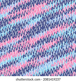 Seamless abstract pattern with the image of asymmetric zigzag stripes.

