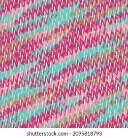 Seamless abstract pattern with the image of asymmetric zigzag stripes.
