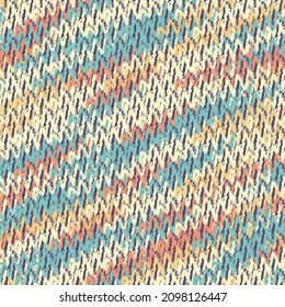 Seamless abstract pattern with the image of asymmetric zigzag stripes.
