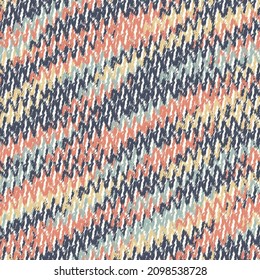Seamless abstract pattern with the image of asymmetric zigzag stripes.
