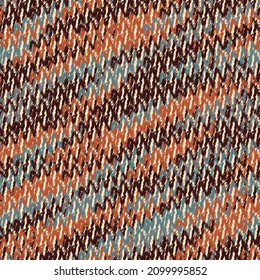 Seamless abstract pattern with the image of asymmetric zigzag stripes.
