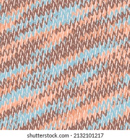 Seamless abstract pattern with the image of asymmetric zigzag stripes.
