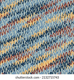 Seamless abstract pattern with the image of asymmetric zigzag stripes.
